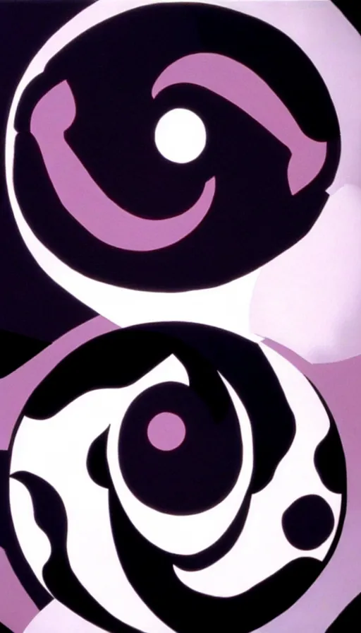 Image similar to Abstract representation of ying Yang concept, from Evangelion