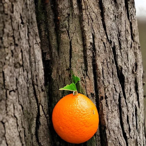 Image similar to orange growing on a tree