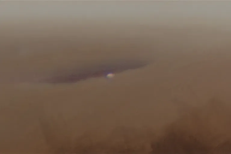 Prompt: a dust storm coming towards a midwestern city, desert, birds eye pov, dramatic, mid day, large scale, wide angle, by ilya kuvshinov, krenz cushart, greg rutkowski, trending on artstation