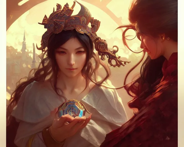 Image similar to photography of nhk animation, deep focus, d & d, fantasy, intricate, elegant, highly detailed, digital painting, artstation, concept art, matte, sharp focus, illustration, hearthstone, art by artgerm and greg rutkowski and alphonse mucha