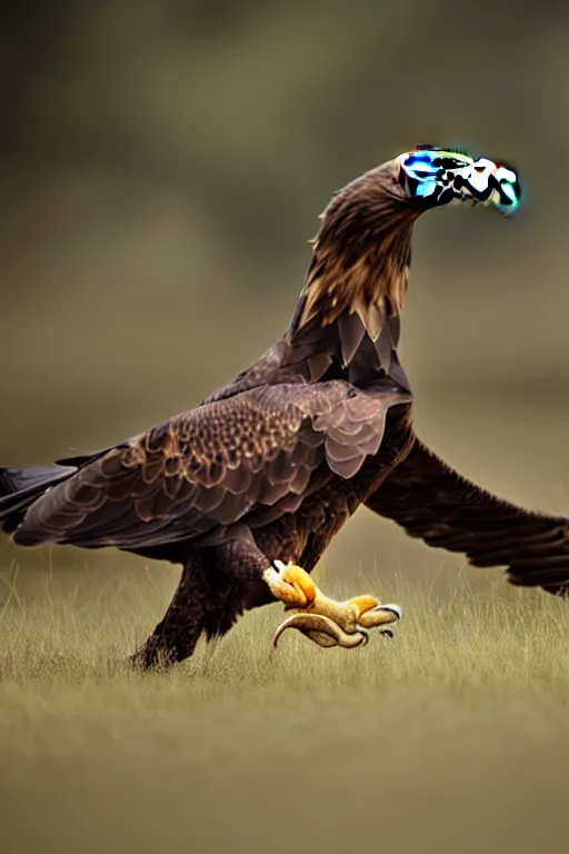 Image similar to eagle eat snake, in savannah, pulitzer award winning, captured by nikon d 8 5 0, body features, face features, bokeh, dynamic composition,, and daniel berehulak and adnan abidi and preston gannaway, matt rainey, stephanie welsh