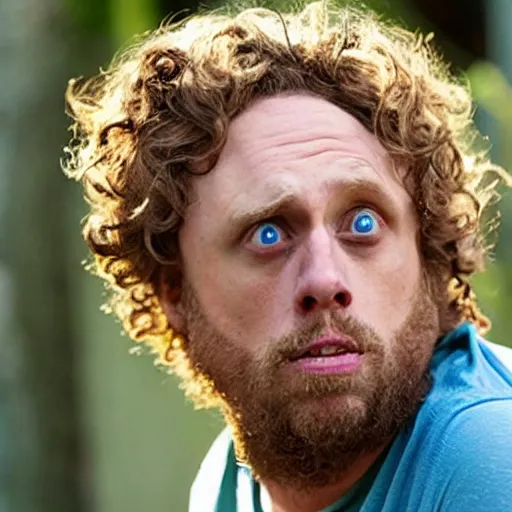 Image similar to t. j. miller as rickety cricket, it's always sunny in philadelphia, 8 k