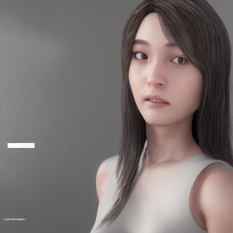 Image similar to “hyperrealistic unreal engine 5 render RTX raytracing nvidia hairworks of portrait of very very beautiful girl.”