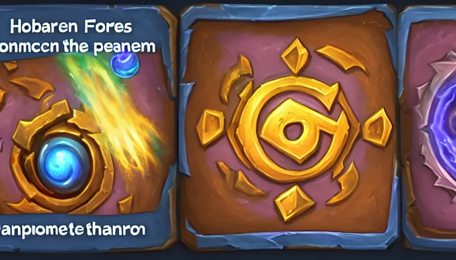 Image similar to the two complementary forces that make up all aspects and phenomena of life, from Hearthstone