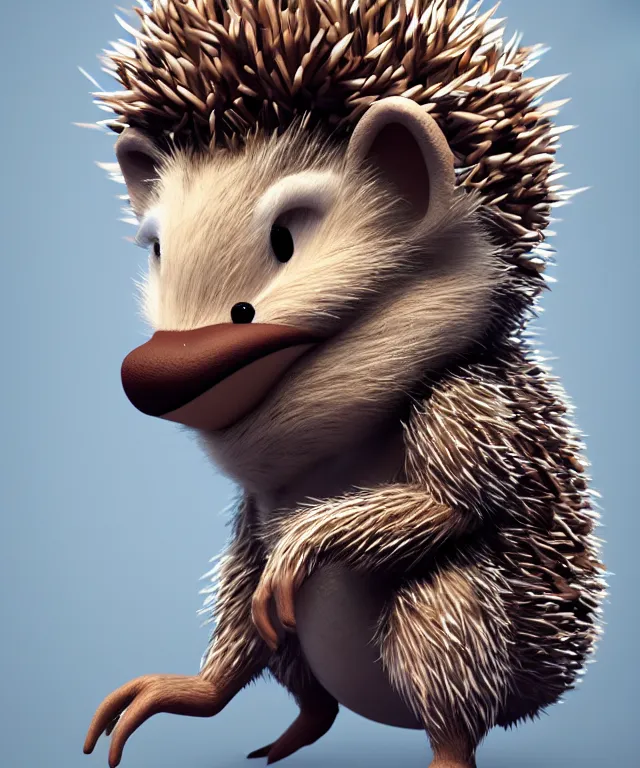 Image similar to an anthropomorphic hedgehog, fantasy, elegant, crisp 8 k line art, digital painting, artstation, unreal engine, octane render, concept art, matte, sharp focus, hyper realistic lighting, illustration, art by dave kendall