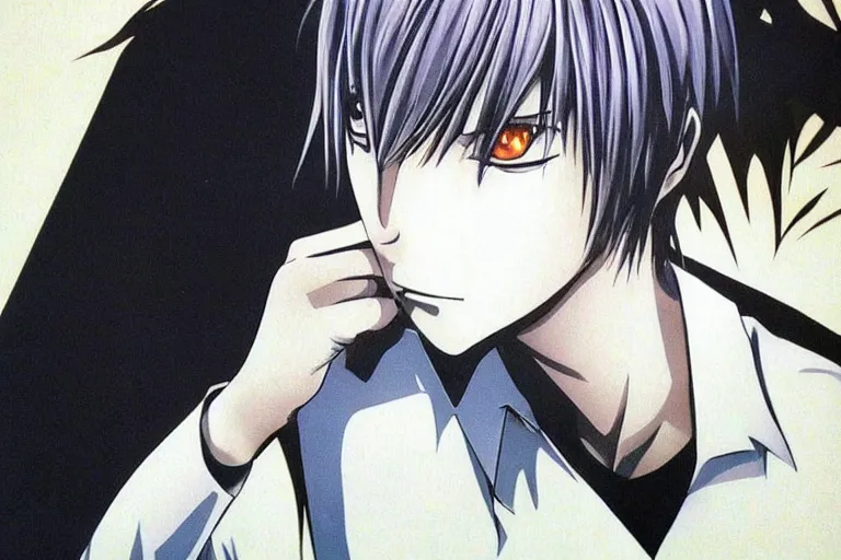 Image similar to yagami light, notebook, death note,