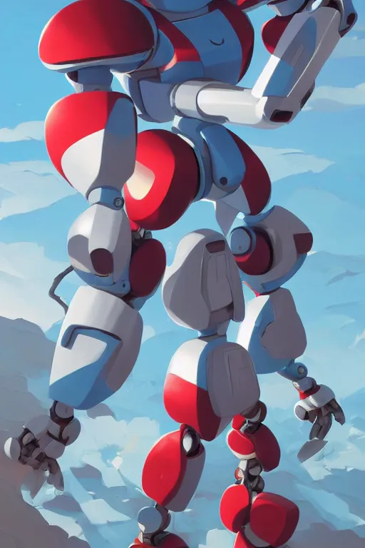 Image similar to metabots medabots medarotto medarot robot minimalist comics, behance hd by jesper ejsing, by rhads, makoto shinkai and lois van baarle, ilya kuvshinov, rossdraws global illumination ray tracing hdr radiating a glowing aura