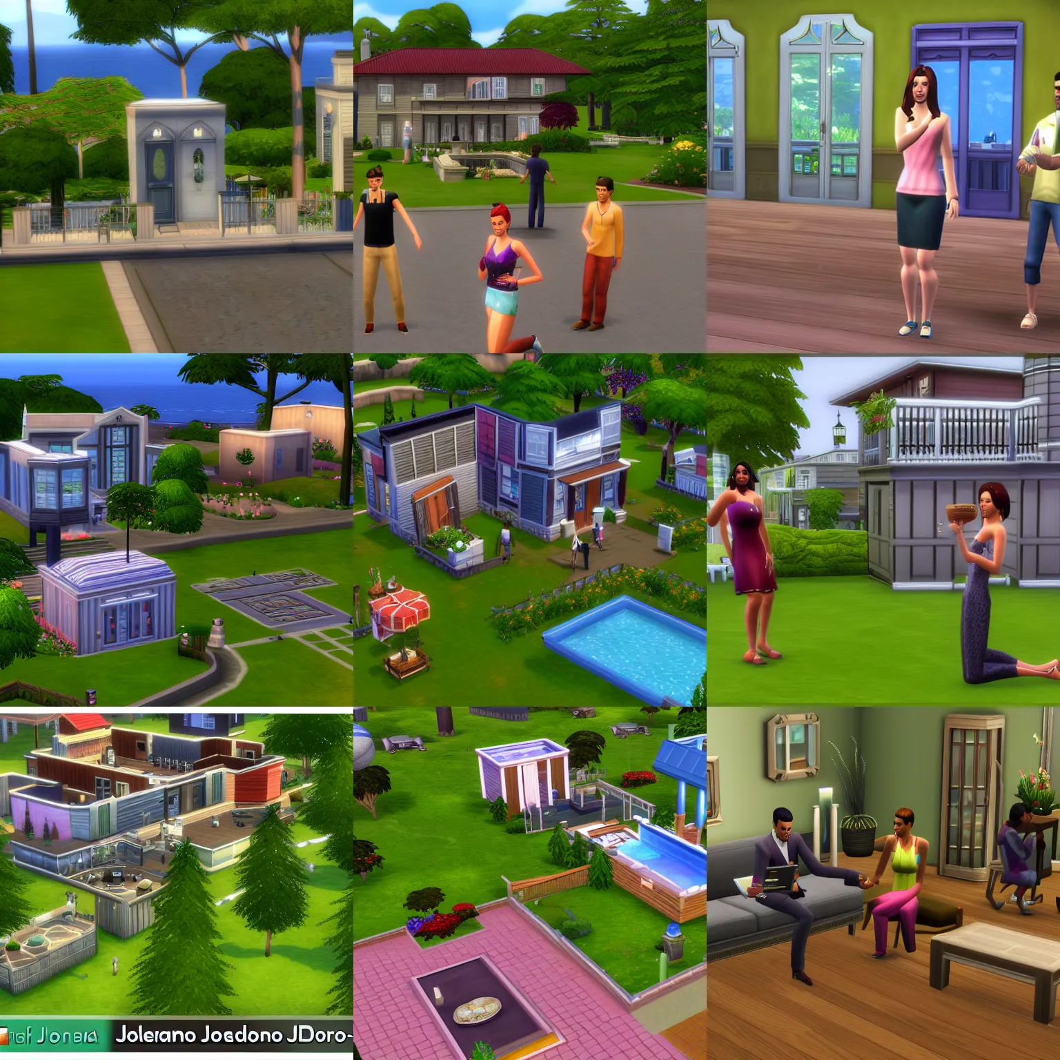 Prompt: sims 3 as directed by alejandro jodorowski