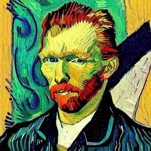 Image similar to donald trump van gogh