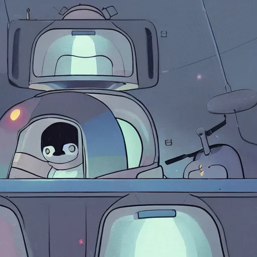 Prompt: baby harp seals as astronaut in a space ship, year 2 3 0 0, atey ghailan, goro fujita, studio ghibli, rim light, sharp lighting, clear focus, very coherent,