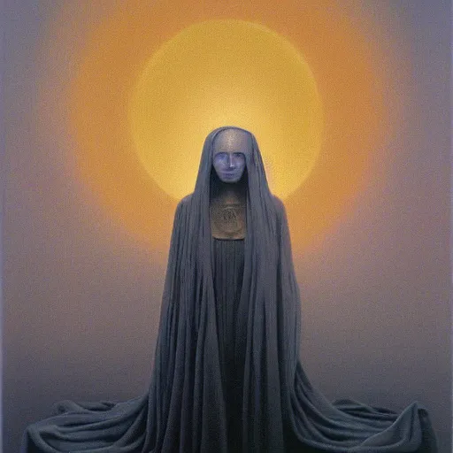 Image similar to The queen of the sun by Zdzisław Beksiński and H.R. Giger, oil on canvas, 8k highly professionally detailed, trending on artstation