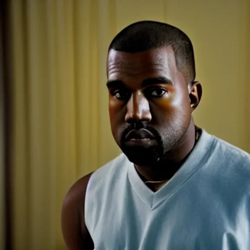 Prompt: a cinematic film still of Kanye West starring in Everybody Hates Chris