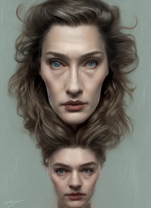 Image similar to symmetry!! david lynch, director of twin peaks, male, machine parts embedded into face, intricate, elegant, highly detailed, digital painting, artstation, concept art, smooth, sharp focus, illustration, art by artgerm and greg rutkowski and alphonse mucha, 8 k