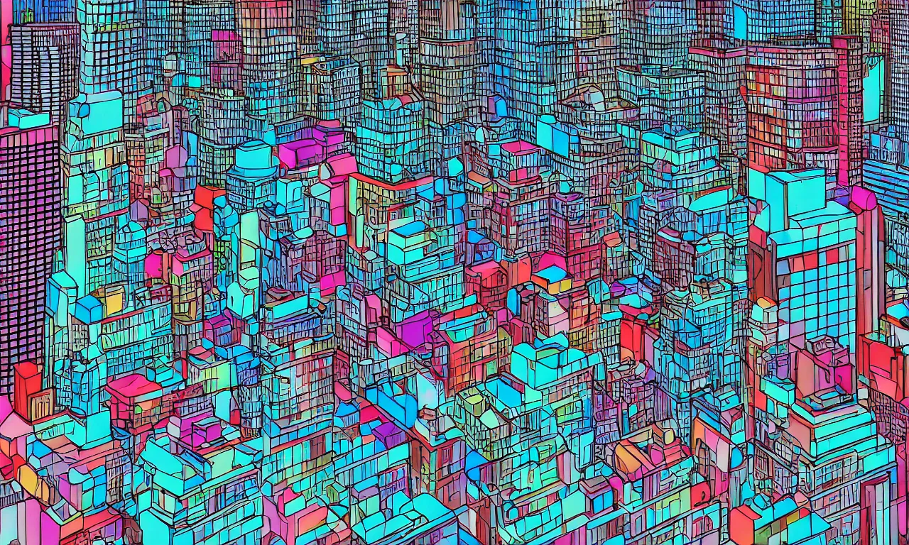 Prompt: twiddle a twoddle, busy cityscape, digital art, 3 d illustration, transparent backround