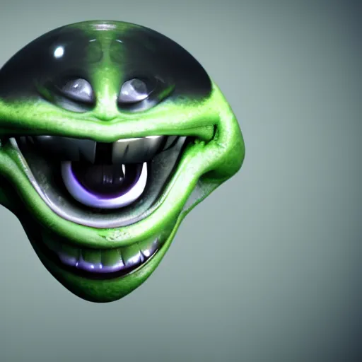 Image similar to an alien face, octane render, hyper realistic, 8k resolution