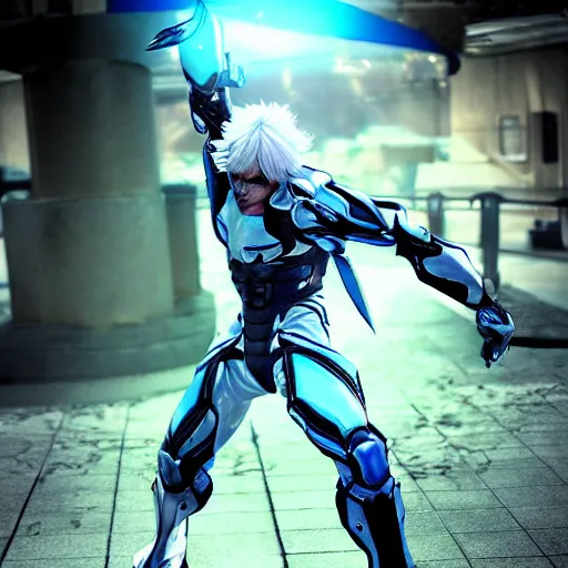 raiden from metal gear rising : revengeance,, Stable Diffusion