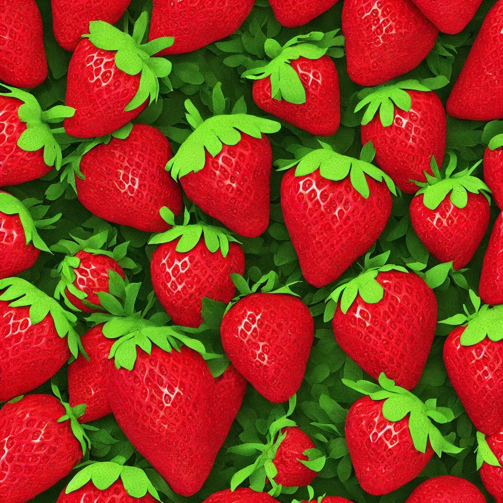 Image similar to seamless strawberry texture art, 4k