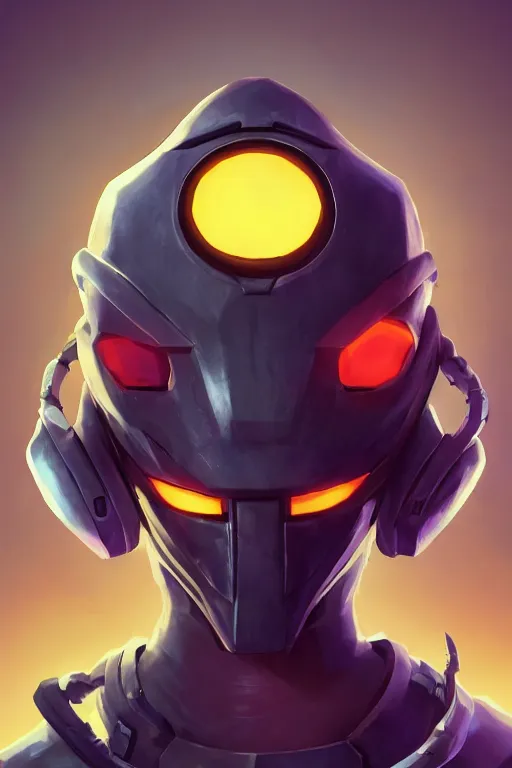 Image similar to epic mask helmet robot ninja portrait stylized as fornite style game design fanart by concept artist gervasio canda, behance hd by jesper ejsing, by rhads, makoto shinkai and lois van baarle, ilya kuvshinov, rossdraws global illumination radiating a glowing aura global illumination ray tracing hdr render in unreal engine 5