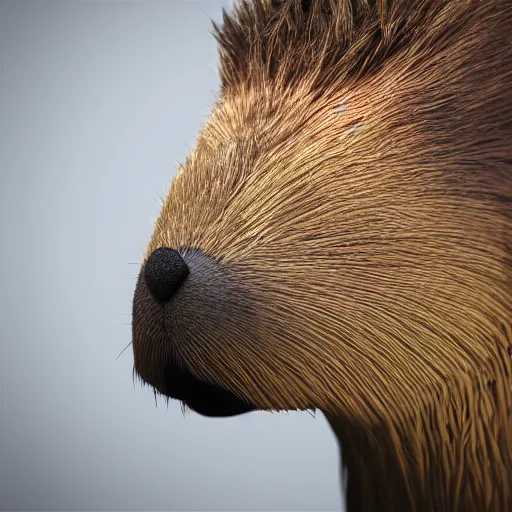 Image similar to hyperrealistic dslr film still of justin bieber with anthropomorphous capybara teeth, stunning 8 k octane comprehensive 3 d render, inspired by istvan sandorfi & greg rutkowski & unreal engine, perfect symmetry, dim volumetric cinematic lighting, extremely hyper - detailed, incredibly real lifelike attributes & flesh texture, intricate, masterpiece, artstation, stunning