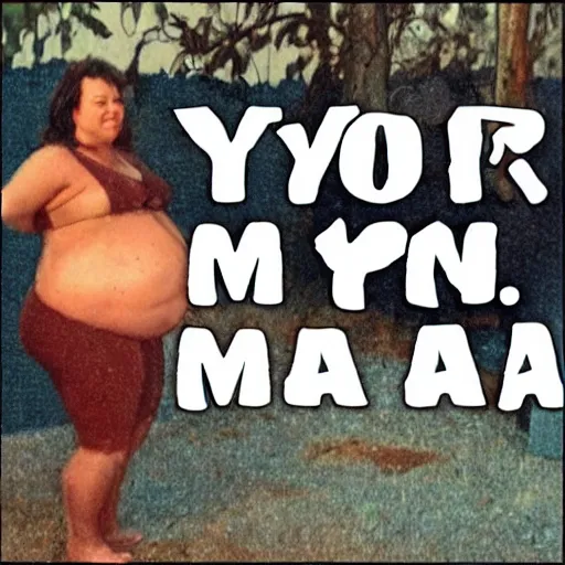 Image similar to your mama is so fat...