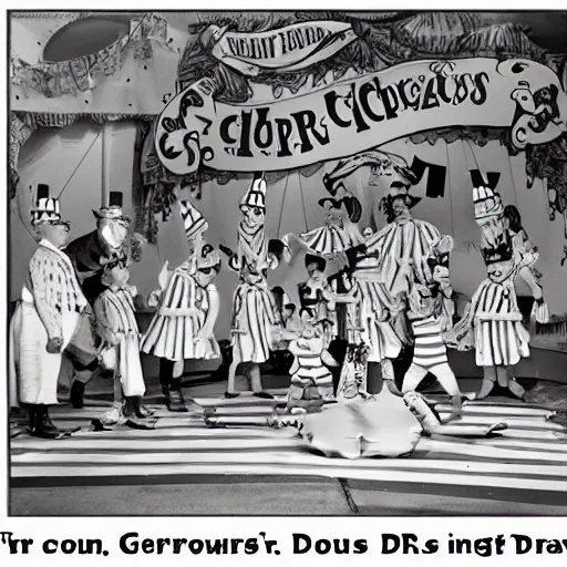 Image similar to circus mcgurkus, dr seuss