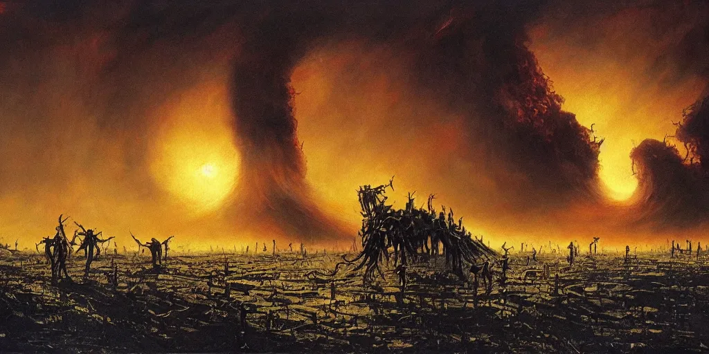 Image similar to the apocalypse by les edwards