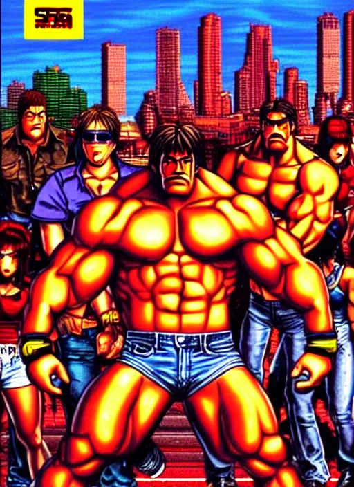 Image similar to hashsquatch the game, streets if rage style cover art