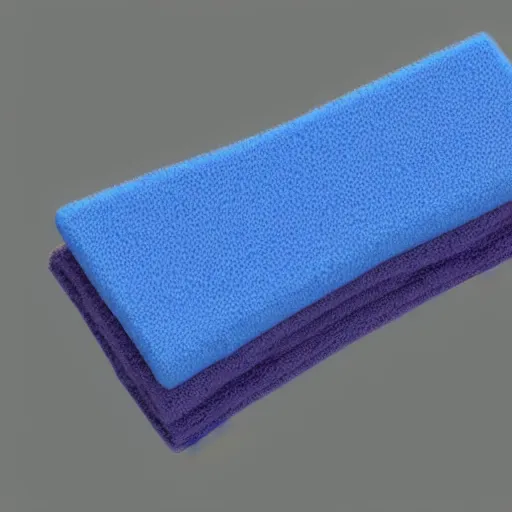 Image similar to demonic microfibre cloth with energy flowing from it. concept art. cleaning utensil.