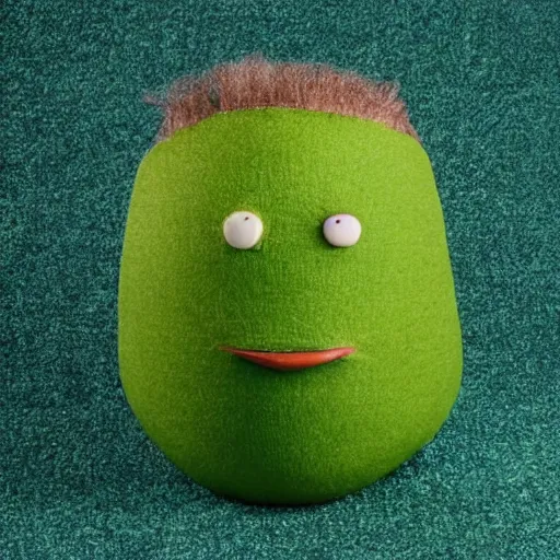 Prompt: studio portrait still of!!!! grasshead toy!!!! shaped as danny devito!!! with grass hair, highly detailed, accurate, symmetrical, studio lighting, key light