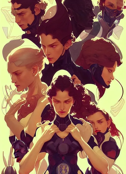 Prompt: portrait of xmen, intricate, elegant, highly detailed, my rendition, digital painting, artstation, concept art, smooth, sharp focus, illustration, art by artgerm and greg rutkowski and alphonse mucha and uang guangjian and gil elvgren and sachin teng, symmetry!!