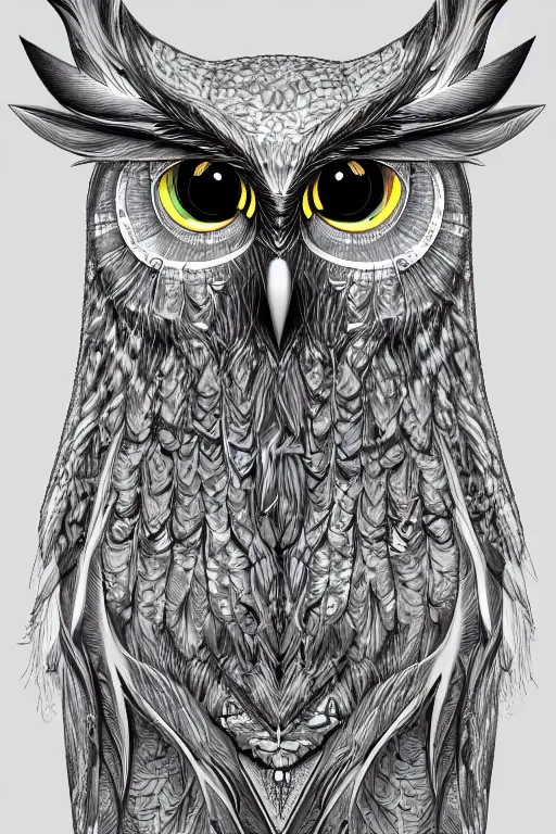 Image similar to radiant owl, highly detailed, digital art, sharp focus, trending on art station