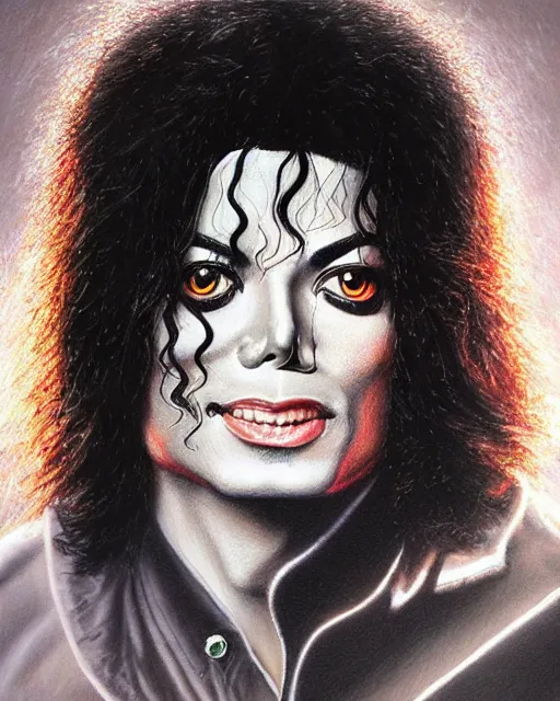 michael jackson, portrait, fantasy art, in the style | Stable Diffusion ...