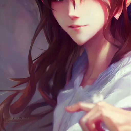 Image similar to high quality art of aerith gainsborough by WLOP, rossdraws, Logan Cure, Mingchen Shen, BangkuART, sakimichan, yan gisuka, JeonSeok Lee, zeronis, Chengwei Pan on artstation