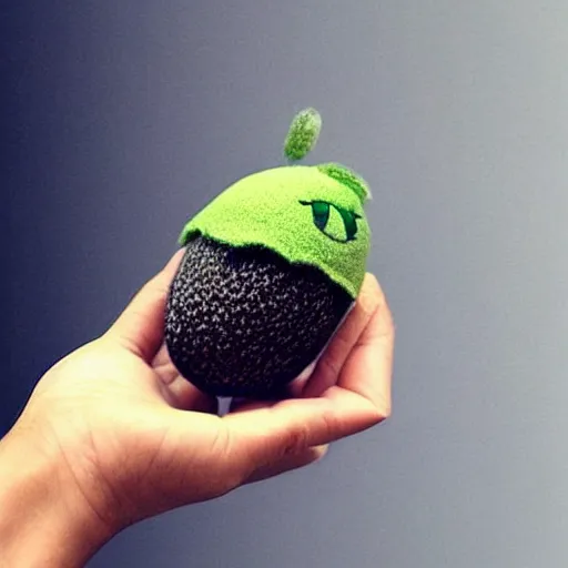 Image similar to ! dream a photo of a cute avocado plushie, real trending on instagram image