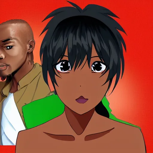 Image similar to nigerian anime character