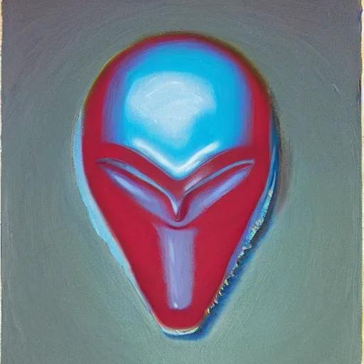 Image similar to alien by wayne thiebaud