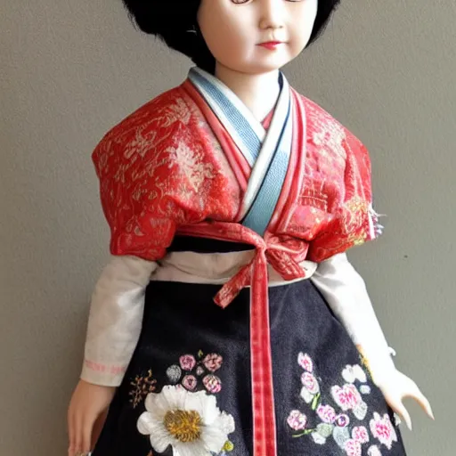 Image similar to a doll from japan