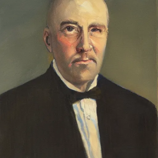 Prompt: a painting of walter babst