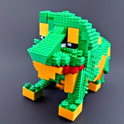 Image similar to Bulbasaur lego