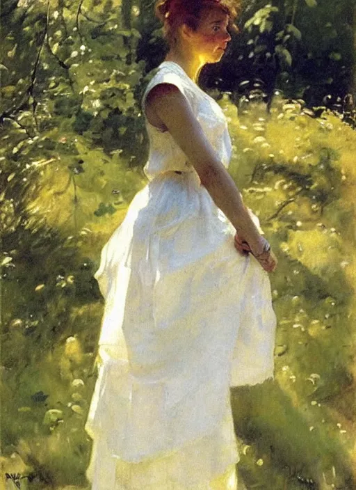 Prompt: a portrait of a character in a scenic environment by anders zorn