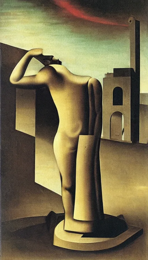 Prompt: change by de chirico, giorgio