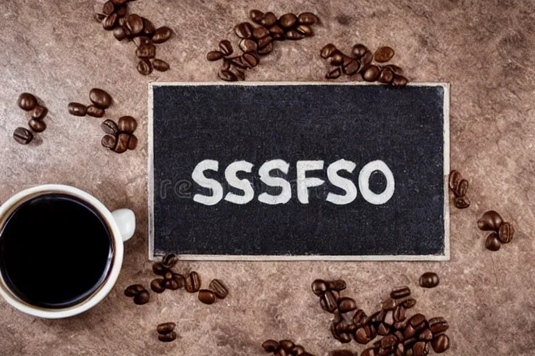 Image similar to professional quality stock photography of beautifully displayed espresso