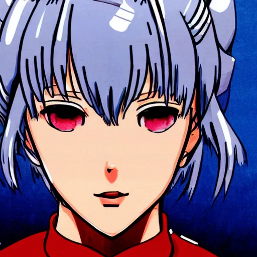 Prompt: Rei Ayanami as World president