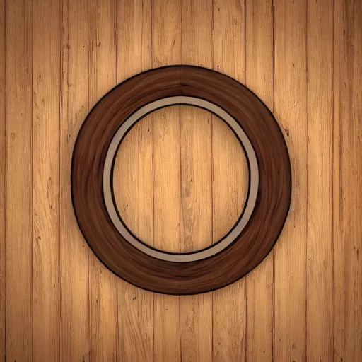 Image similar to circle shaped sculpture, curves, wood, colored lights, portal, sketch