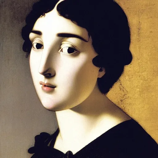 Image similar to a woman by jean auguste dominique ingres