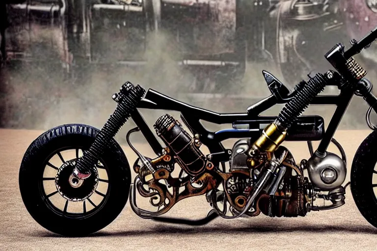Image similar to dieselpunk mad max 2 5 0 gt with guns installed, painted by masamune shirow