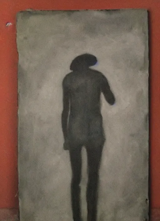 Image similar to vintage dark painting of the survivor