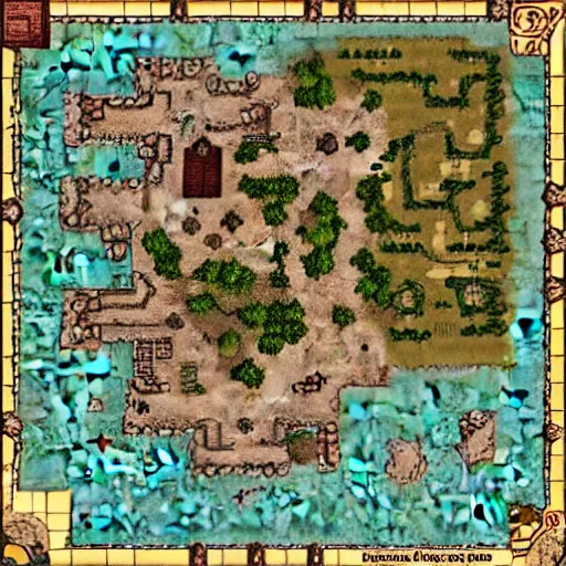 Image similar to Castle, Dungeons and dragons battlemap, top view, VTT Foundry, inkarnate, dungeonfog, dungeondraft, Eberron, Curse of Strahd