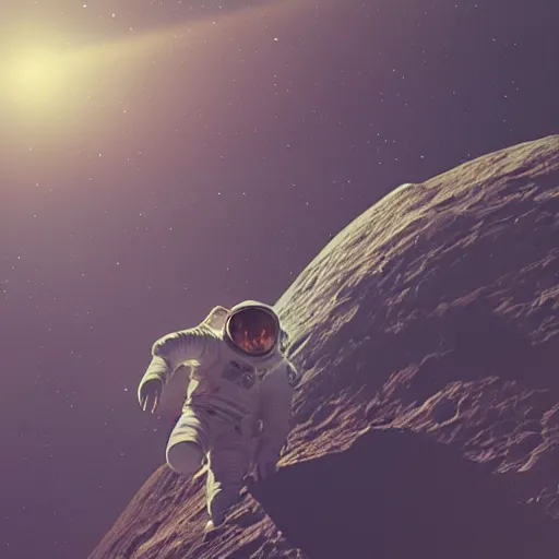 Image similar to a beautiful photo of an astronaut!, 1970', soft light, morning light, photorealistic, realistic, octane, 8k, cinematic shot