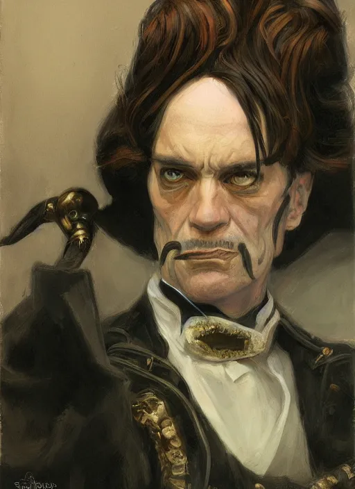 Image similar to close up haughty victorian character, by sabbas apterus, by donato giancola